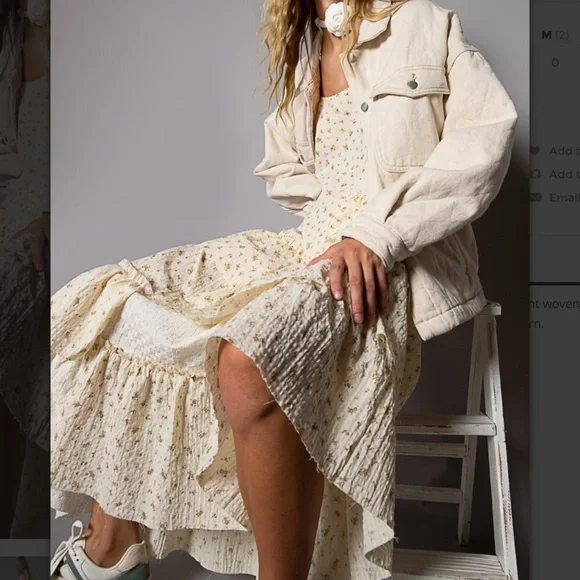 POL 🩵 #35 POL Maxi Dress Women's Floral Maxi Dress Summer Cami Dress SR26 - Picture 6 of 6